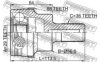 FEBEST 2110-KUGA88R Joint, drive shaft